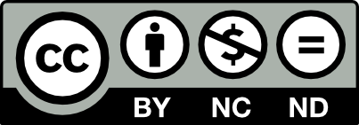 Attribution - NonCommercial - NoDerivatives 4.0 International
