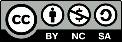 Attribution - NonCommercial - ShareAlike 4.0 International